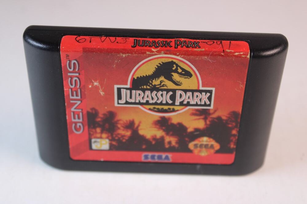 Jurassic Park (Sega Genesis, 1993) Authentic, Game Cart Only, Tested/Works